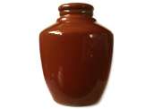 深棕色釉瓶  1斤